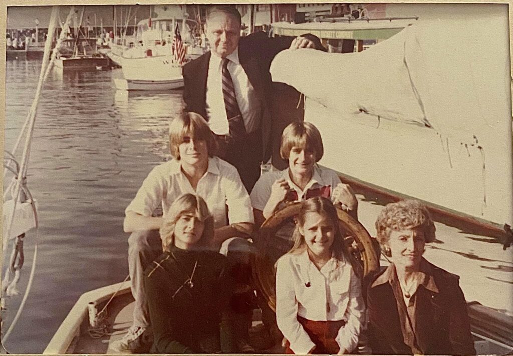 The Henderson Family aboard Albatross